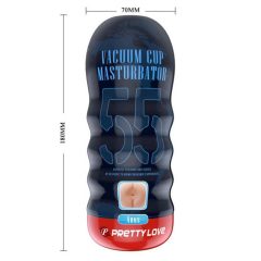   Pretty Love Vacuum Cup - realistični umetni pussy masturbator (naravni)