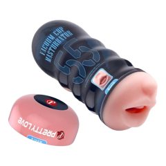   Pretty Love Vacuum Cup - realističen masturbator za usta (naravni)
