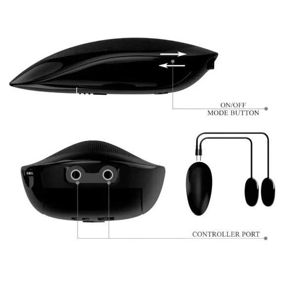 Crazy Bull - masturbator v obliki zadnjice z vibracijo - naravna barva