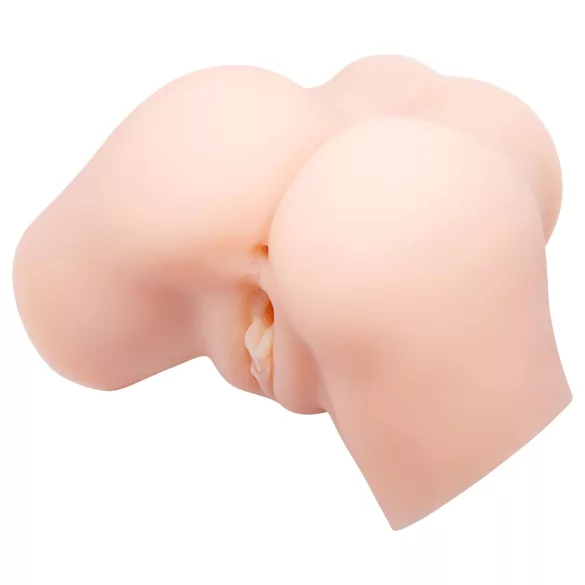 Crazy Bull - masturbator v obliki zadnjice z vibracijo - naravna barva