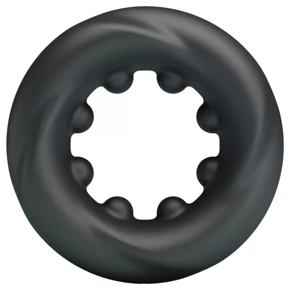 Crazy Bull - erekcijski obroč - stimulacijski - črna