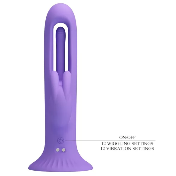 Pretty Love Killmoulis - G-točkovni in lizalni vibrator (vijoličen)