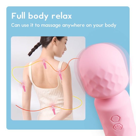 Vibeconnect - vodoodporni mini masažni vibrator z možnostjo polnjenja (roza)