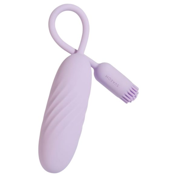 Svakom Plume - 2v1 vibracijsko jajce (vijolično)