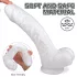 Sex HD Martin - realistični dildo s priseskom in modami - bel