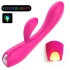 Sex HD Muses - vibracijski masažer za segrevanje - polnjenje USB - roza