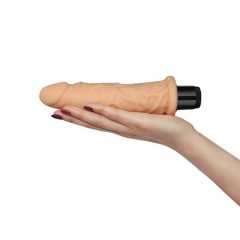 Lovetoy Real Feel - realistični vibrator - 19 cm (naravni)