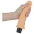 Lovetoy Real Feel - realistični vibrator - 19 cm - naravna barva
