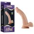 Lovetoy Real Extreme - dildo za G-točko - realističen - 21 cm - natur