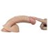 Lovetoy Real Extreme - dildo za G-točko - realističen - 21 cm - natur