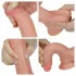 Lovetoy Nature Cock - realistični dildo - dvoplastni - 18 cm - naravna barva
