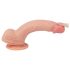 Lovetoy Nature Cock - realistični dildo s priseskom - 21 cm - natur