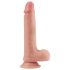Lovetoy Nature Cock - realistični dildo - dvoplastni - 20 cm - natur