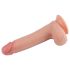 Lovetoy Nature Cock - realistični dildo - dvoplastni - 20 cm - natur