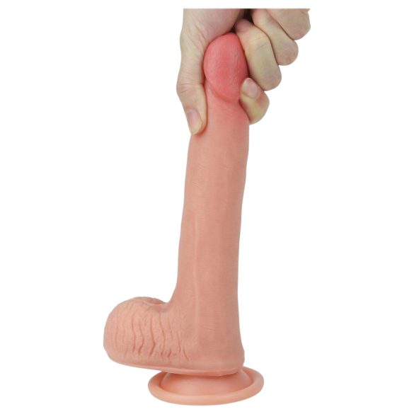 Lovetoy Nature Cock - realistični dildo - dvoplastni - 20 cm - natur