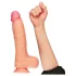 Lovetoy Nature Cock - realistični dildo z dvojnim slojem - 25 cm - naravno
