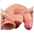 Lovetoy Nature Cock - realistični dildo z dvojnim slojem - 25 cm - naravno