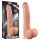 Lovetoy Nature Cock - realistični dildo z dvojnim slojem - 28 cm - kožna barva