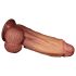 Lovetoy - realistični dildo z dvojnim slojem - 26 cm - naravna barva