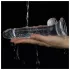 Lovetoy - dildo z vakuumsko prisedo - 19 cm - prozoren