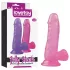 Lovetoy - dildo s priseskom - 15 cm - roza