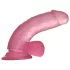Lovetoy - dildo s priseskom - 15 cm - roza