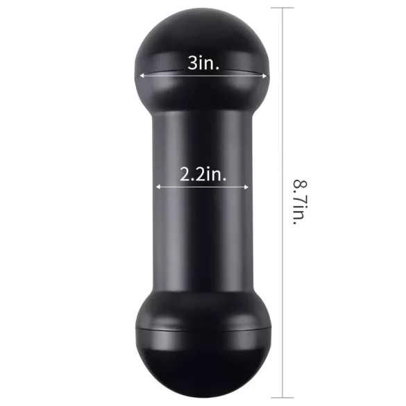 Lovetoy - masturbator vagina in anus - naravna barva