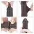 Lovetoy Sliding-Skin - dvoplastni dildo - 18 cm (rjav)