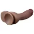 Lovetoy Nature Cock - realistični dildo - dvojna plast - 26 cm - nevtralna barva