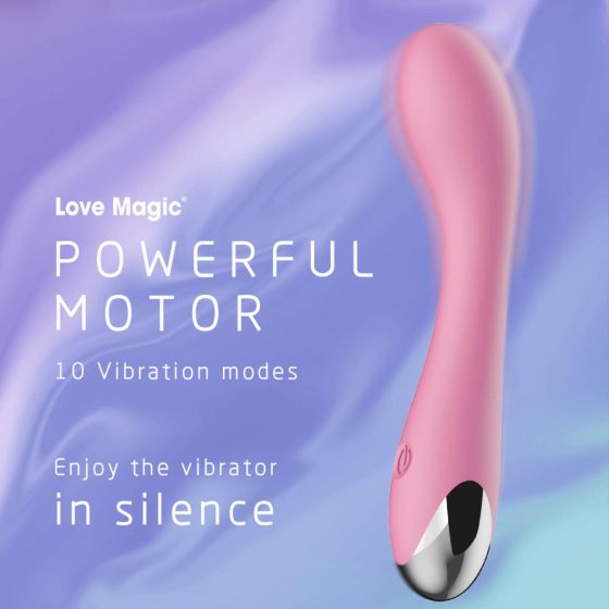 Lonely - vibrator za G-točko z možnostjo ponovnega polnjenja (roza)