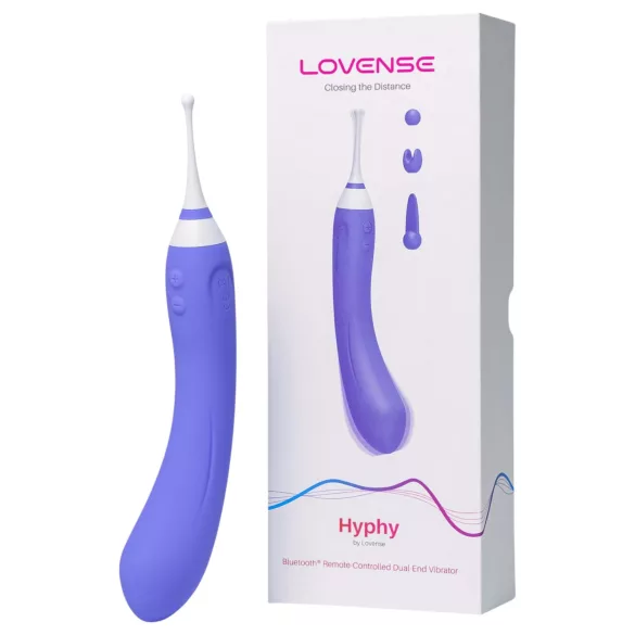 LOVENSE Hyphy - pametni 2-v-1 vibrator (vijoličen)