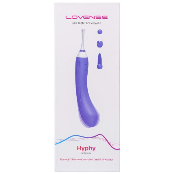 LOVENSE Hyphy - pametni vibrator 2v1 za polnjenje (vijolična)
