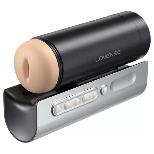 Lovense Solace Pro - aplikacijsko voden potisni masturbator za moške (črn)