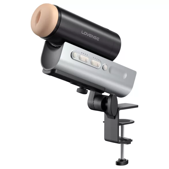 Lovense Solace Pro - aplikacijsko voden potisni masturbator za moške (črn)