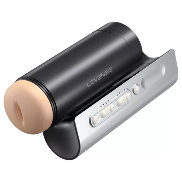 Lovense Solace Pro - aplikacijsko voden potisni masturbator za moške (črn)
