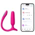 Lovense - analni vibrator - aplikacija, močna vibracija - roza