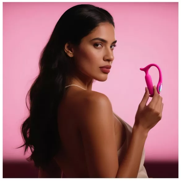 Lovense Lush Anal - aplikacijsko voden analni vibrator z LED-lučko - rožnat