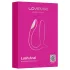 Lovense Lush Anal - aplikacijsko voden analni vibrator z LED-lučko - rožnat