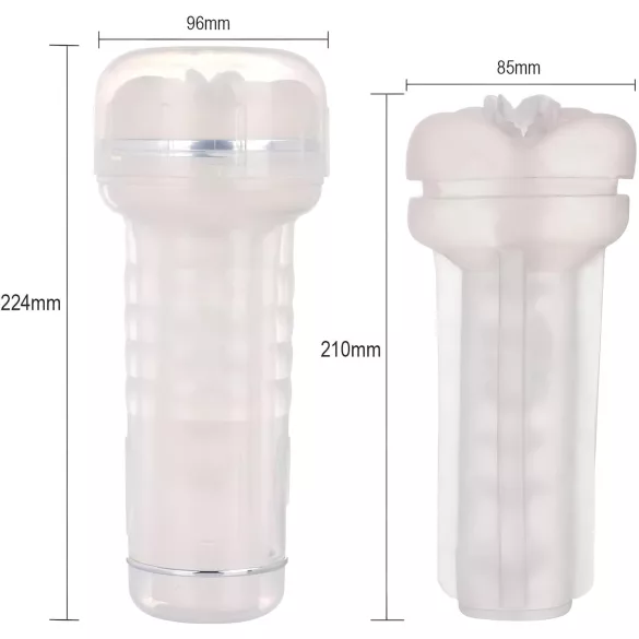 Tracy's Dog Crystal - realistična vagina masturbator - prozorna