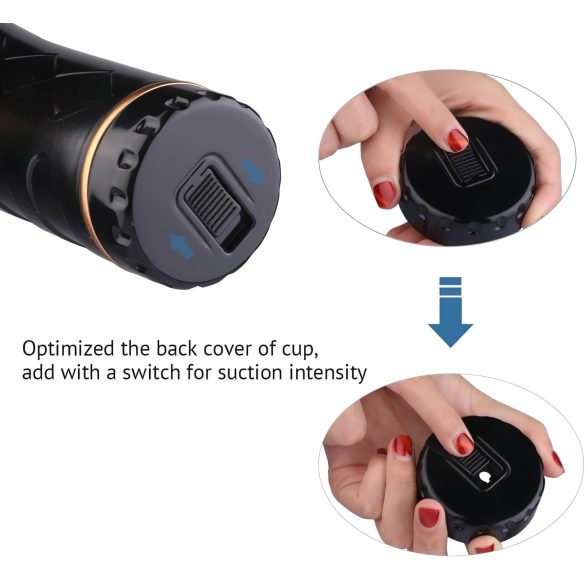 Tracy's Dog - moški masturbator - realistična umetna zadnjica - črna/naravna