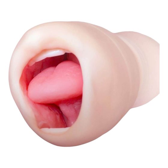 Tracy's Dog Cup - realistična umetna usta z zobmi (naravna)