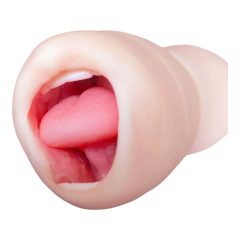   Tracy's Dog Cup - realistična umetna usta z zobmi (naravna)