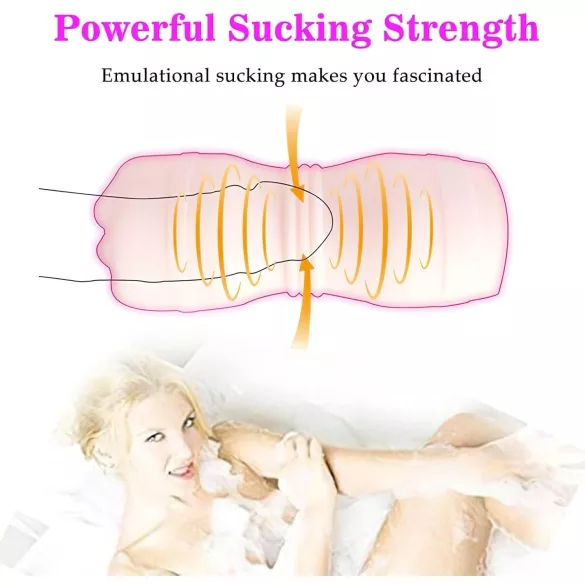 Tracy's Dog Cup - masturbator usta z zobmi - realističen - naravna barva