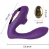 Tracy's Dog 2 - vibrator za žensko stimulacijo 2v1 - vijoličen