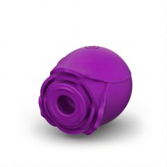   Tracy's Dog Rose - vodoodporen stimulator klitorisa z zračnim valovanjem, ki ga je mogoče ponovno napolniti (vijolična)