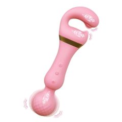   Tracy's Dog Magic Wand - masažni vibrator 3v1 z možnostjo polnjenja (roza)