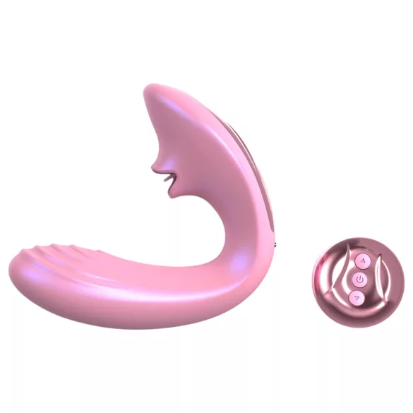 Tracy's Dog OG Lick - vibrator za točko G in vibrator za klitoris (roza)