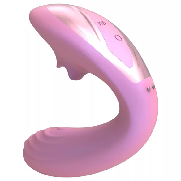 Tracy's Dog OG Lick - vibrator za točko G in vibrator za klitoris (roza)