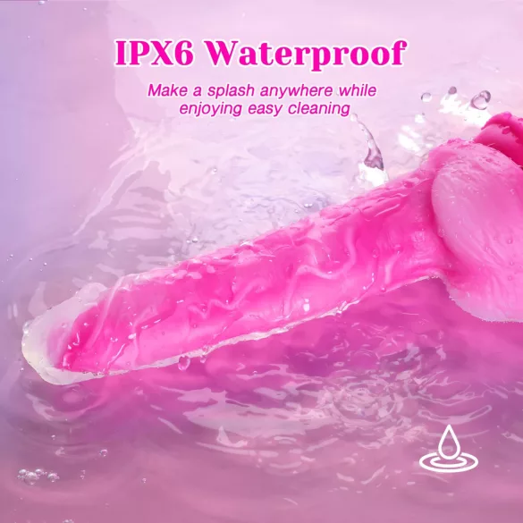 Tracy's Dog Jelivoy-Mid - realistični vibrator - 20 cm - roza