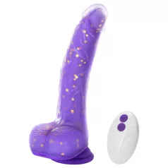   Tracy's Dog Jelivoy - realistični vibrator - 22 cm - vijoličen